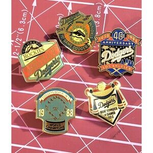 Vintage MLB Los Angeles Dodgers Collectible Stadium Pins  Lot 5